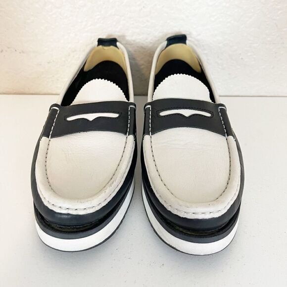 RAG & BONE Tanja two tone black and white Loafers. Size 39 - Picture 4 of 14